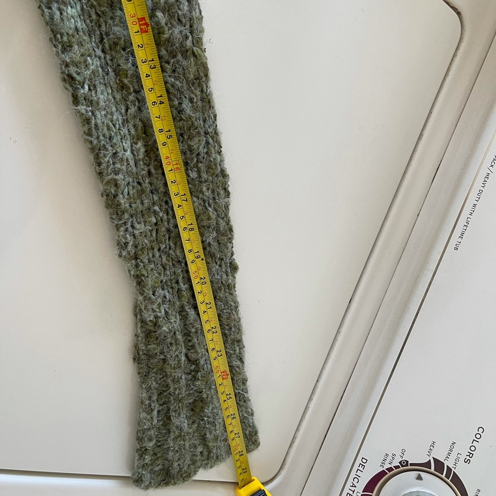 Cozy Maurices miss green marl shrug sweater - Picture 5 of 7